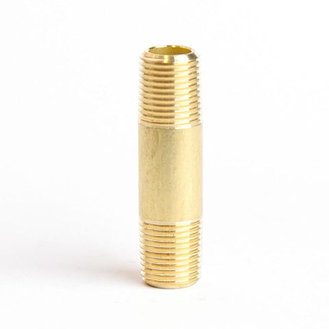 ATC 1/8 in. MPT X 1/8 in. D MPT Yellow Brass Nipple 1-1/2 in. L (Pack of 5)