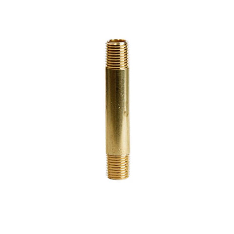 ATC 1/4 in. MPT X 1/4 in. D MPT Yellow Brass Nipple 3 in. L (Pack of 5)