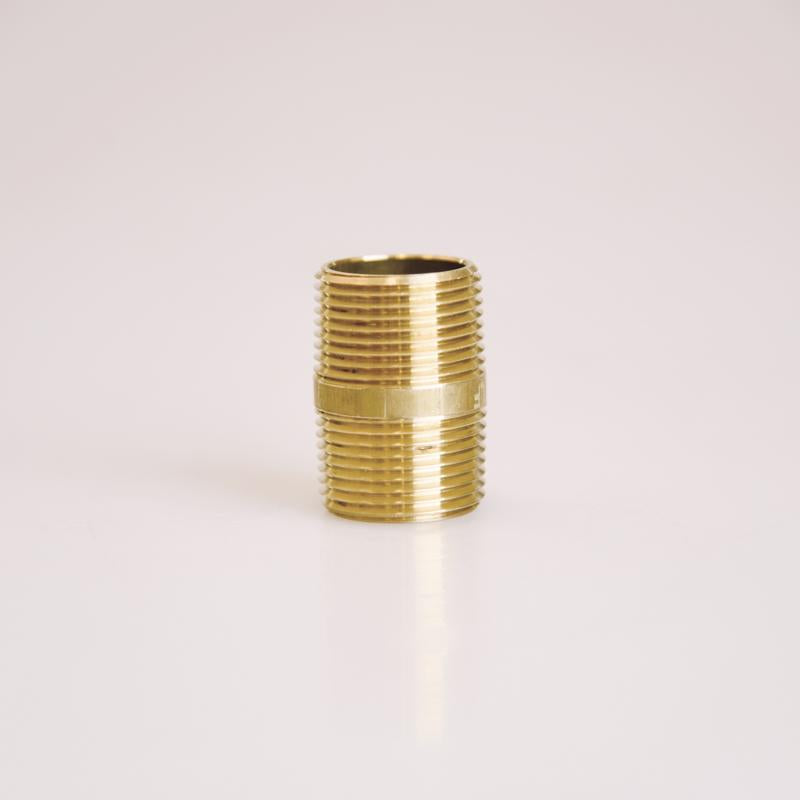 ATC 3/4 in. MPT X 3/4 in. D MPT Yellow Brass Nipple 1-1/2 in. L (Pack of 5)