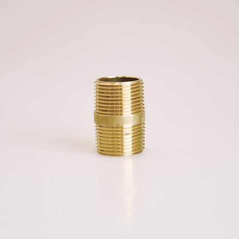 ATC 3/4 in. MPT X 3/4 in. D MPT Yellow Brass Nipple 1-1/2 in. L (Pack of 5)