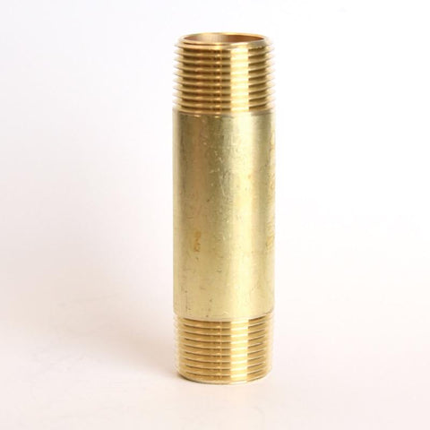 ATC 3/4 in. MPT X 3/4 in. D MPT Yellow Brass Nipple 3-1/2 in. L (Pack of 5)