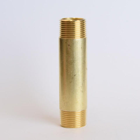 ATC 3/4 in. MPT X 3/4 in. D MPT Yellow Brass Nipple 4 in. L (Pack of 5)