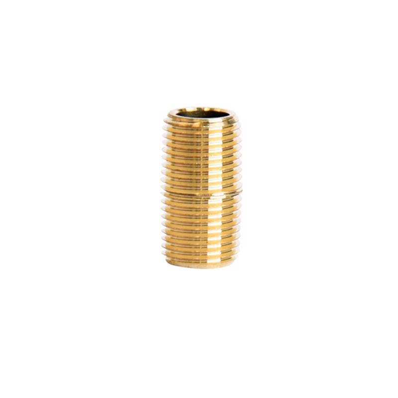 ATC 1/8 in. MPT Brass Close Nipple (Pack of 5)