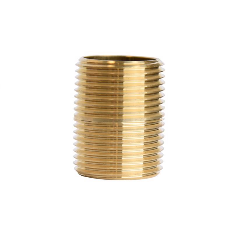 ATC 3/4 in. MPT Brass Close Nipple (Pack of 5)
