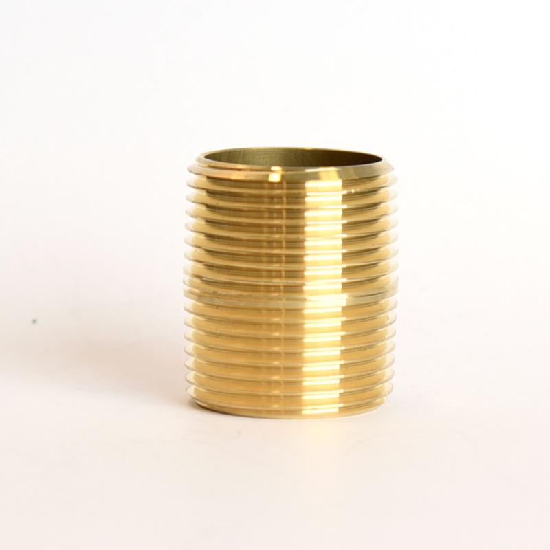 ATC 1 in. MPT Brass Close Nipple (Pack of 5)