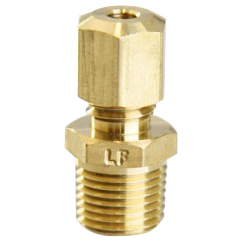ATC 1/8 in. Compression X 1/8 in. D MPT Brass Connector (Pack of 5)