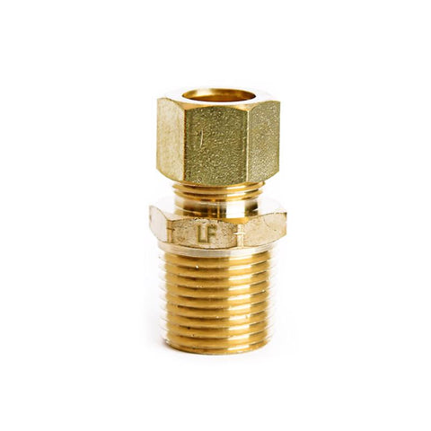 ATC 1/2 in. Compression X 1/2 in. D Male Brass Connector (Pack of 5)