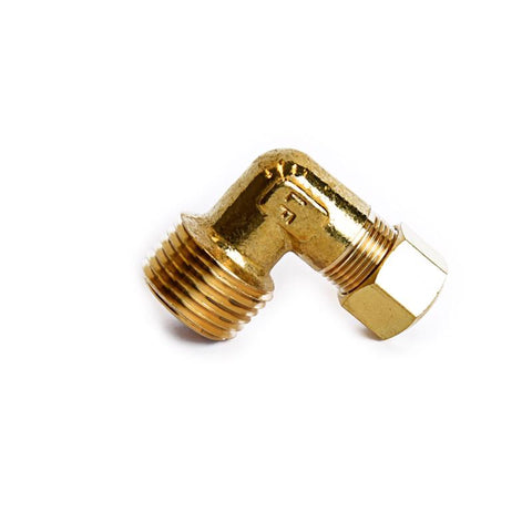 ATC 3/8 in. Compression X 1/2 in. D MPT Brass 90 Degree Elbow (Pack of 5)