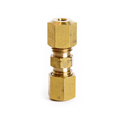 ATC 1/8 in. Compression X 1/8 in. D Compression Yellow Brass Union (Pack of 5)