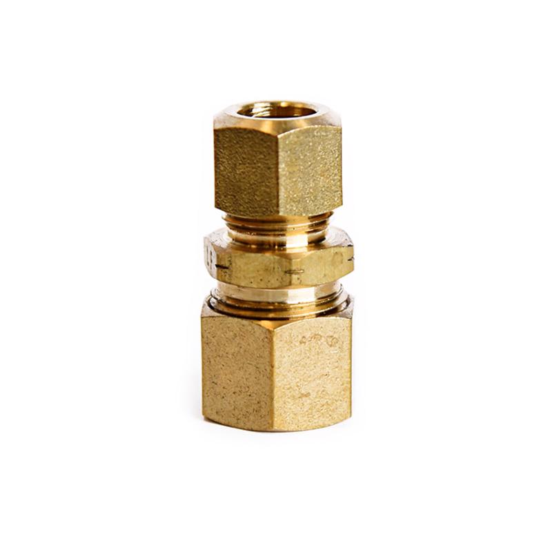 ATC 1/2 in. Compression X 3/8 in. D Male Compression Yellow Brass Reducing Union (Pack of 5)