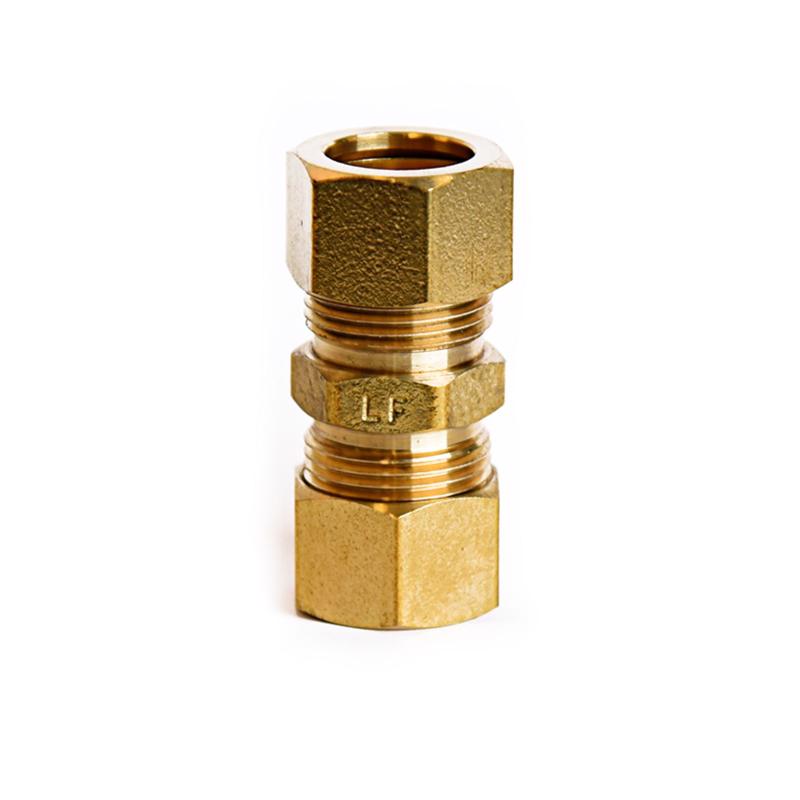 ATC 5/8 in. Compression X 5/8 in. D Compression Yellow Brass Union (Pack of 5)