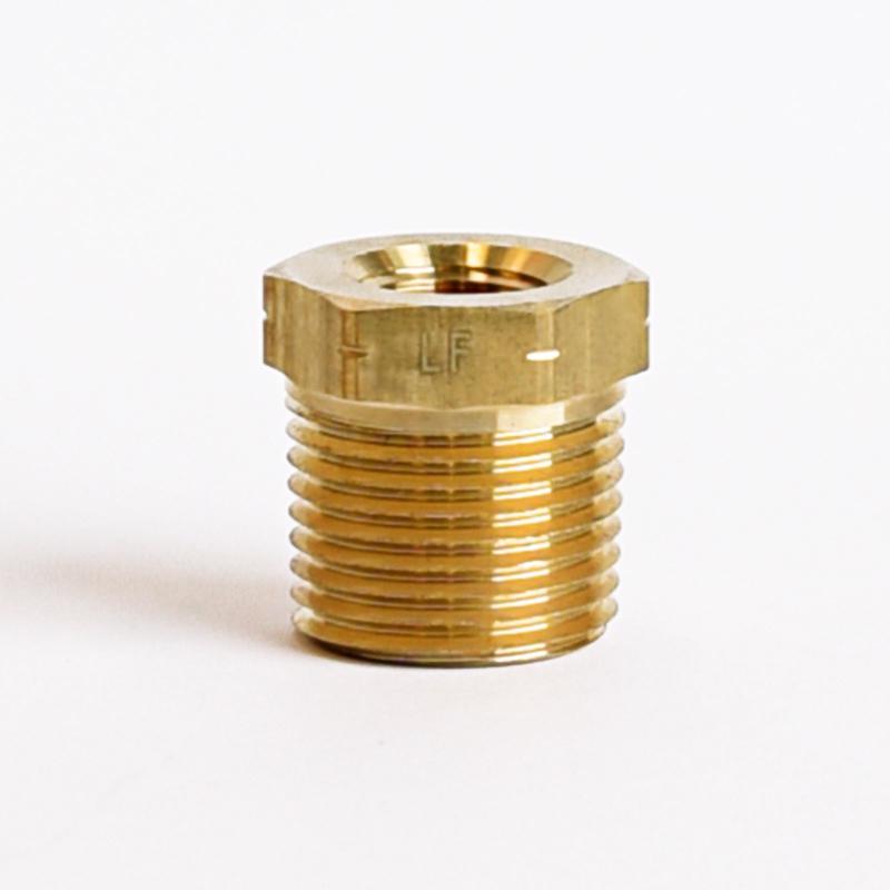 ATC 3/8 in. MPT X 1/8 in. D FPT Brass Hex Bushing (Pack of 5)
