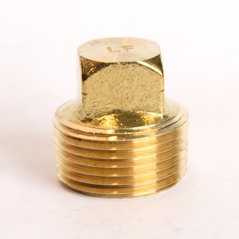 ATC 3/4 in. MPT Brass Square Head Cored Plug (Pack of 5)