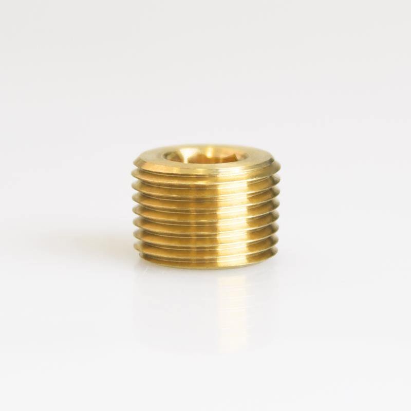 ATC 3/8 in. MPT Brass Counter Sunk Plug (Pack of 5)