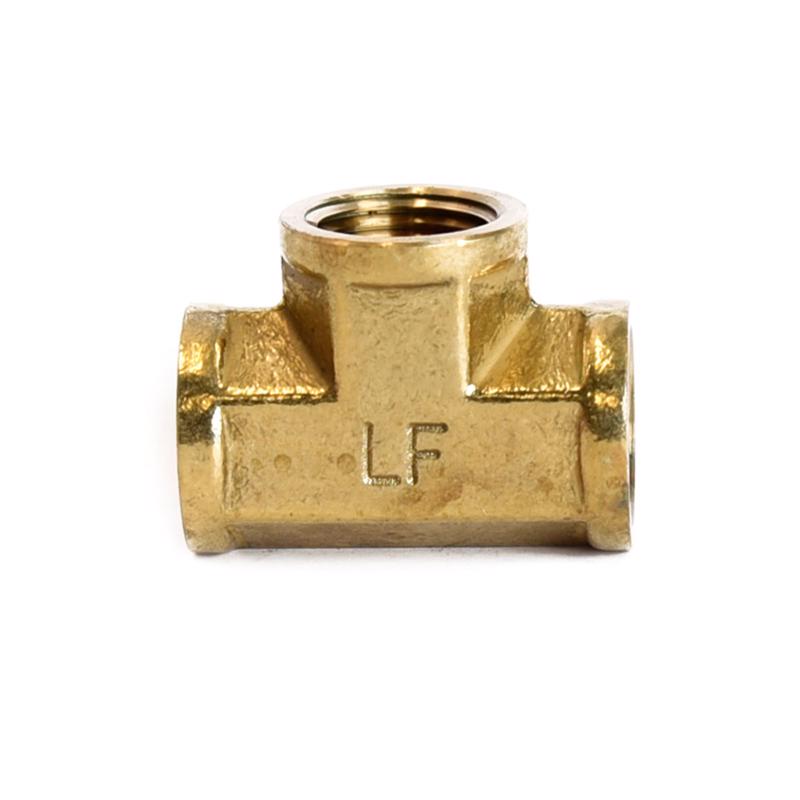 ATC 3/8 in. FPT X 3/8 in. D FPT Brass Tee (Pack of 5)