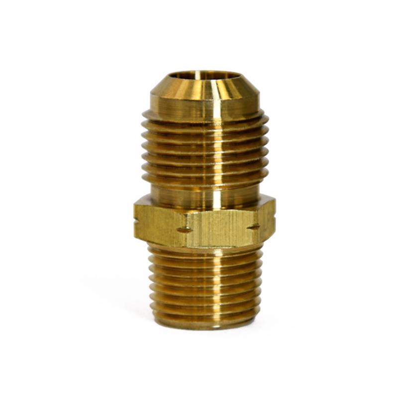 ATC 1/2 in. Flare X 3/8 in. D Male Brass Adapter (Pack of 5)
