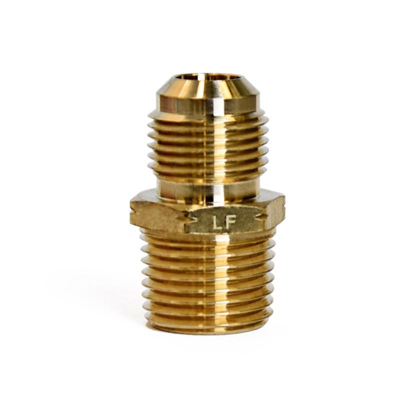 ATC 1/2 in. Flare X 1/2 in. D D MPT Brass Adapter (Pack of 5)