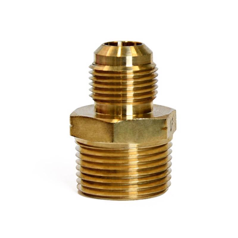ATC 1/2 in. Flare X 3/4 in. D Male Brass Adapter (Pack of 5)