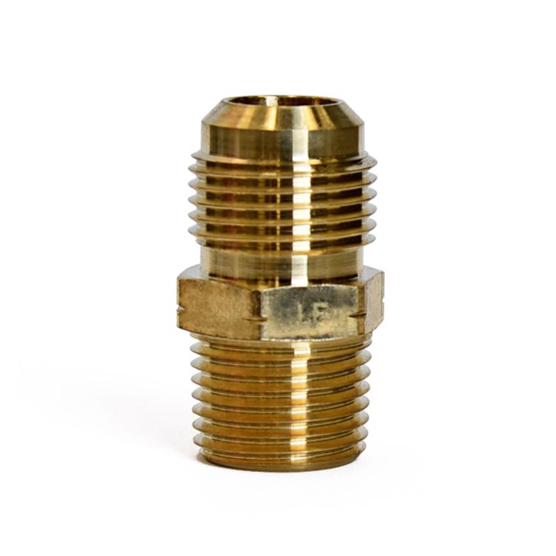 ATC 5/8 in. Flare X 1/2 in. D Male Brass Adapter (Pack of 5)