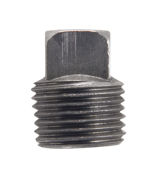Billco Corporation 1/8 in. MPT Black Steel Square Head Plug (Pack of 5)