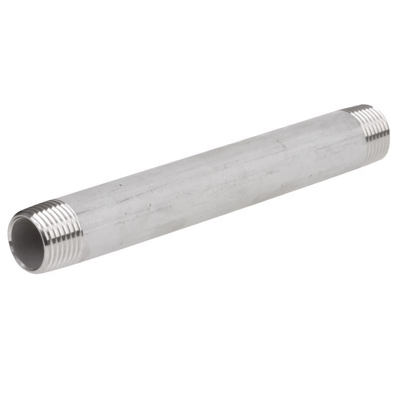Anvil 3/4 in. Threaded X 3/4 in. D Threaded Stainless Steel 8 in. L Nipple (Pack of 25)