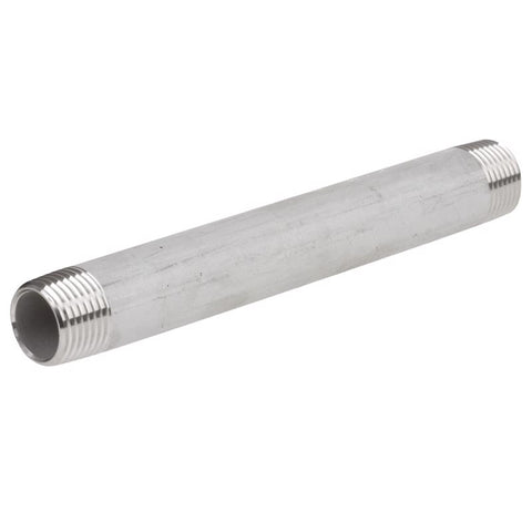 Anvil 3/4 in. Threaded X 3/4 in. D Threaded Stainless Steel 8 in. L Nipple (Pack of 25)
