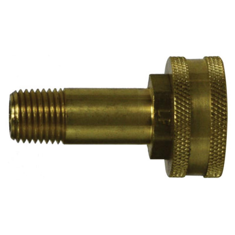 Anderson Metals 1/4 in. MIP in. X 3/4 in. D Female Hose Thread Gold Brass Adapter