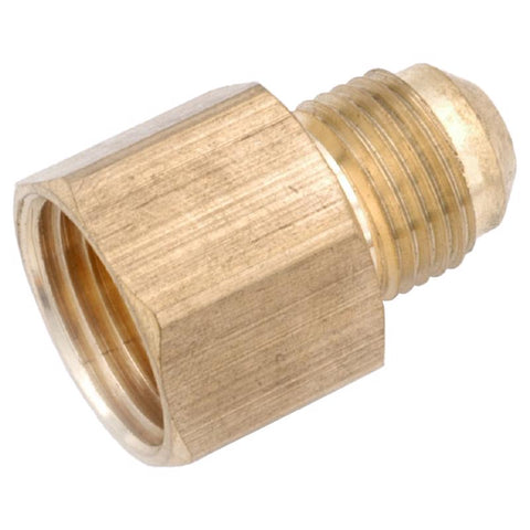 Anderson Metals 1/2 in. Flare Adapter in. X 3/8 in. D FIP Brass Coupling (Pack of 5)