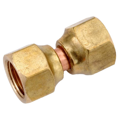 Anderson Metals 5/8 in. Female Flare in. X 5/8 in. D Female Flare Brass Swivel Flare Connector (Pack of 5)