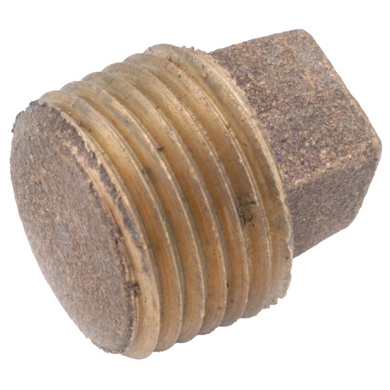 Anderson Metals 1 in. MPT in. Brass Square Head Plug (Pack of 5)
