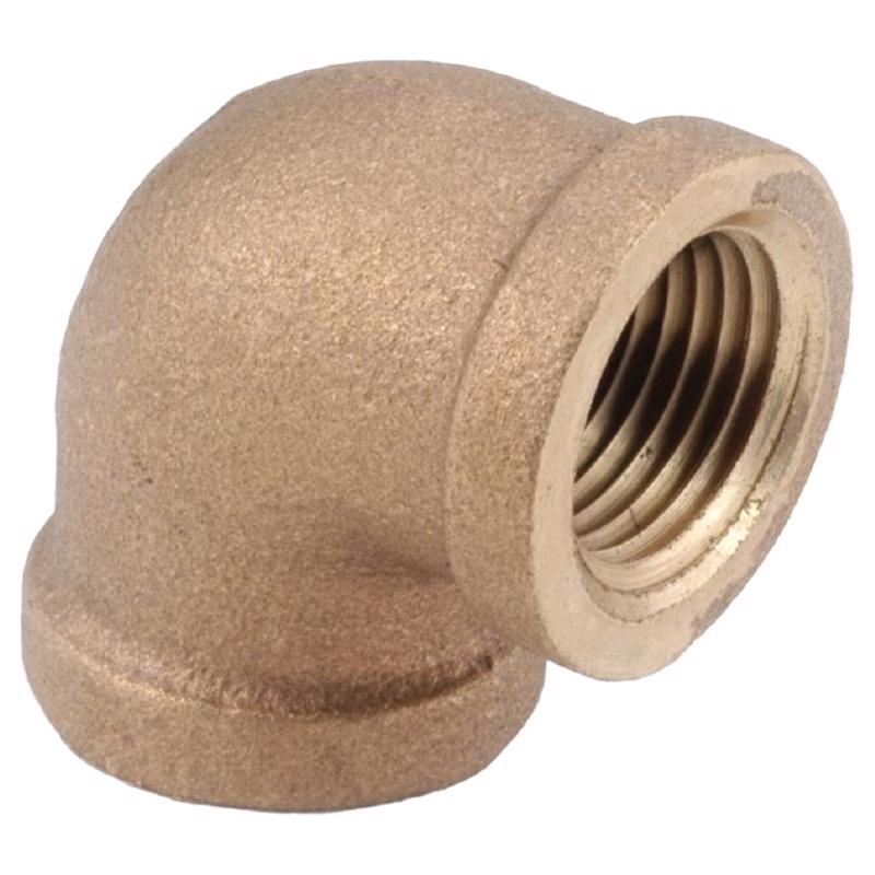 Anderson Metals 1/8 in. FIP in. X 1/8 in. D FIP Brass 90 Degree Elbow (Pack of 5)