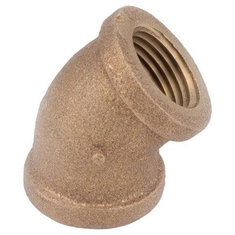 Anderson Metals 3/4 in. FIP in. X 3/4 in. D FIP Brass 45 Degree Elbow (Pack of 5)