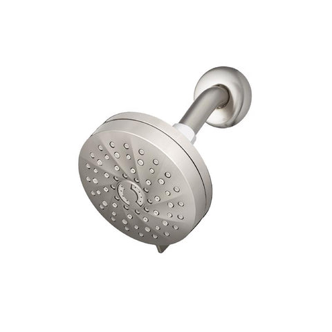 Waterpik Revive Brushed Nickel Plastic 7 settings Wallmount Showerhead 1.8 gpm