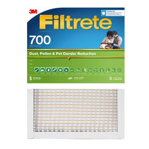 Filtrete 18 in. W X 24 in. H X 1 in. Polypropylene 700 MPR Pleated Air Filter 1 pk (Pack of 4)