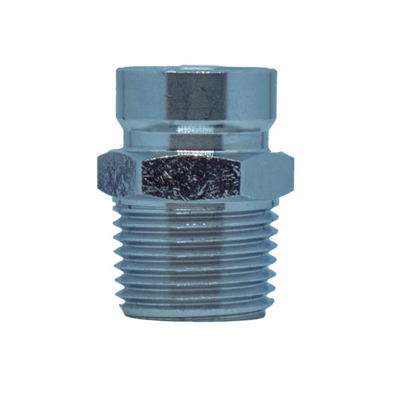 Anderson Metals 1/2 in. MPT in. X 3/8 in. D Female Compression Chrome Adapter (Pack of 5)
