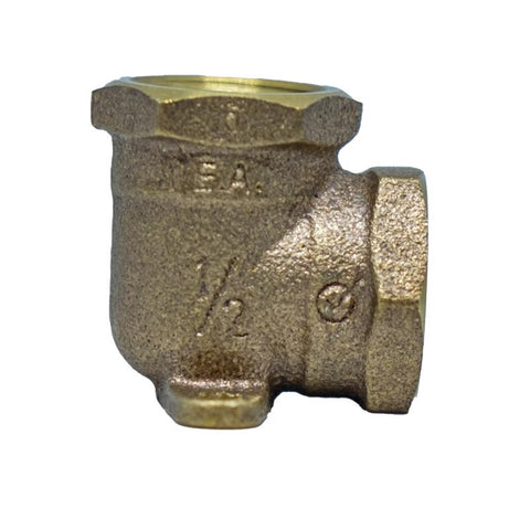 Anderson Metals 1/2 in. FIP in. X 1/2 in. D FIP Bronze Drop Ear Elbow (Pack of 5)