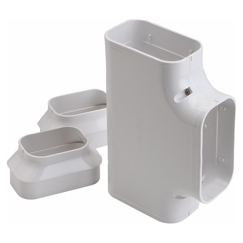 Slimduct Line Set Covers 9.88 in. W X 3 in. H White (Pack of 5)