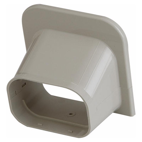 Slimduct Line Set Covers 5.38 in. W X 5.38 in. H Ivory (Pack of 10)