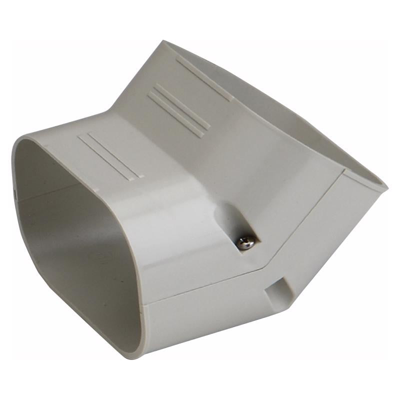 Slimduct Line Set Covers 4.38 in. W X 3 in. H Ivory (Pack of 10)