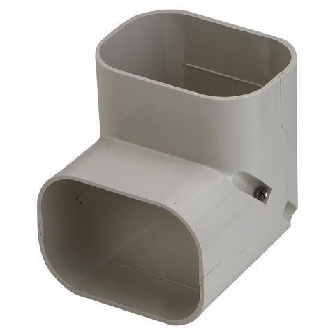 Slimduct Line Set Covers 4.63 in. W X 4.63 in. H Ivory (Pack of 10)