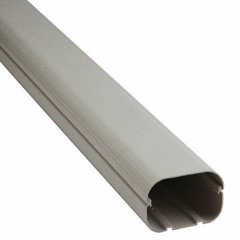 Slimduct Line Set Covers 78 in. W X 2.75 in. H Ivory (Pack of 5)