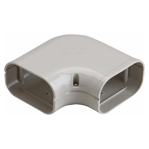 Slimduct Line Set Covers 6 in. W X 6 in. H Ivory (Pack of 10)