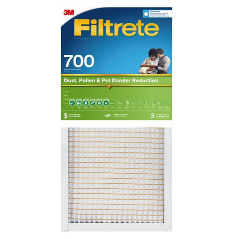 Filtrete 12 in. W X 36 in. H X 1 in. Polypropylene 700 MPR Pleated Air Filter 1 pk (Pack of 4)