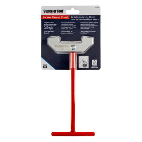 Superior Tool Garbage Disposal Wrench Black/Red 1 pc