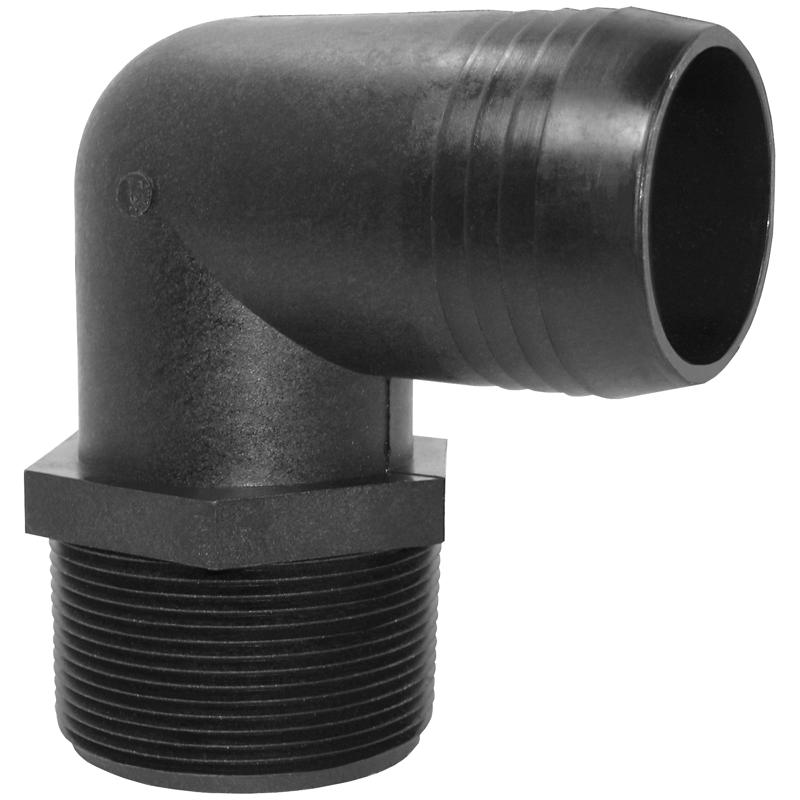 Green Leaf Polypropylene 1/2 in. D X 1/2 in. D Hose Elbow 1 pk