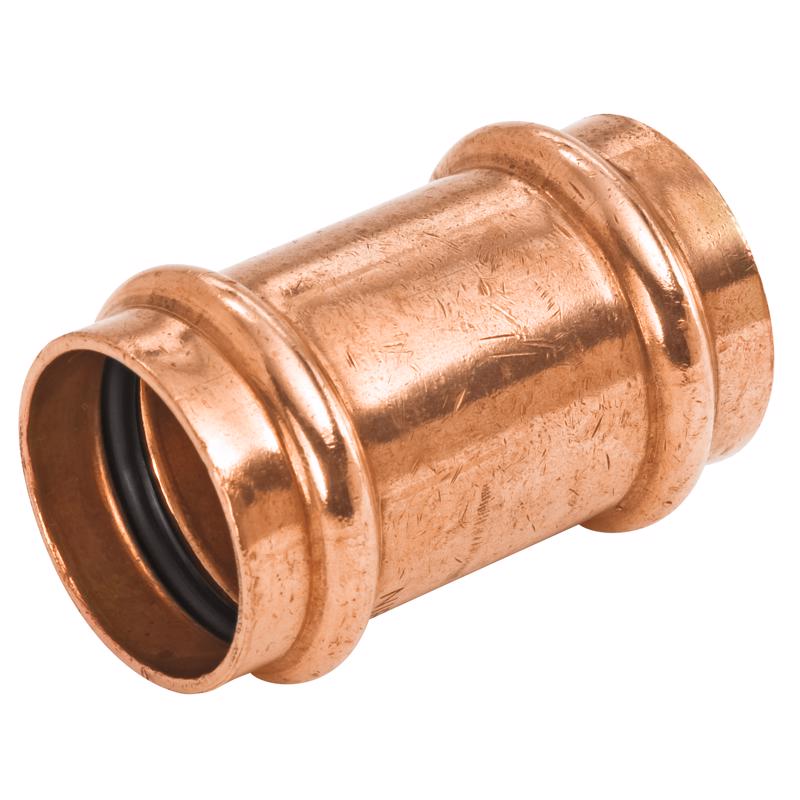 NIBCO 2 in. Press X 2 in. D Press Wrought Copper Repair Coupling 1 pk