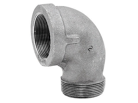 Anvil 1/8 in. FPT X 1/8 in. D MPT Black Malleable Iron Street Elbow