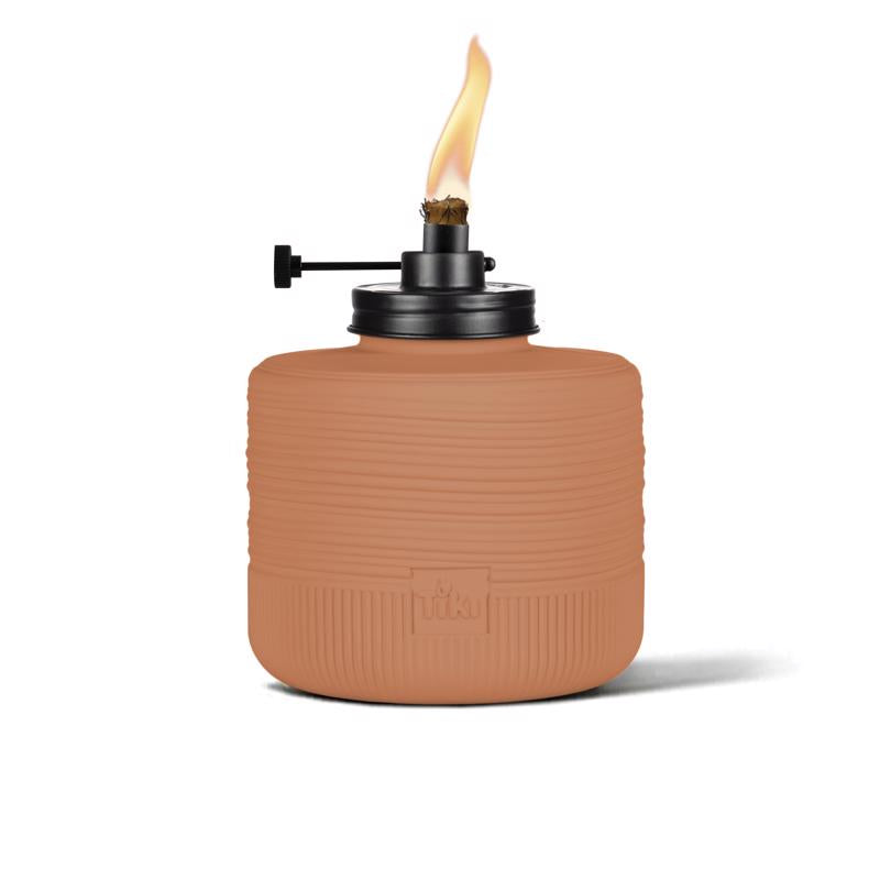 TIKI Orange Glass 6.10 in. Tabletop Torch 1 pc (Pack of 6)