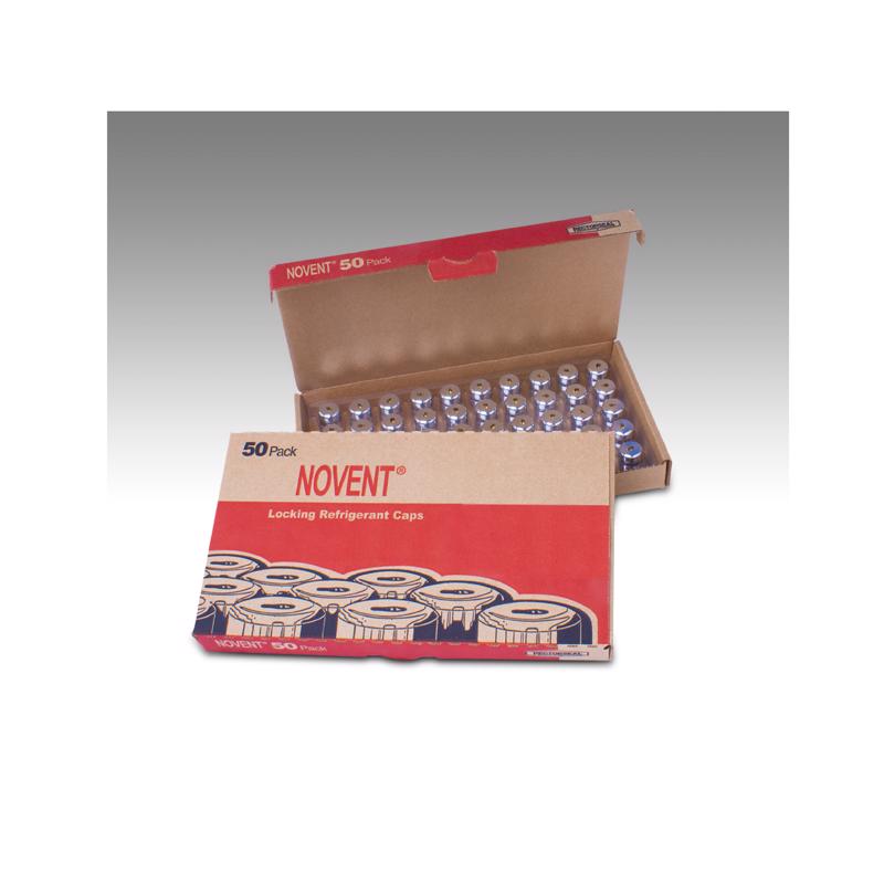 RectorSeal Novent Locking Refrigerant Caps 11.4 in. W X 1.2 in. H Silver