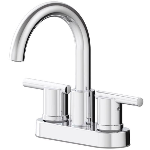 Oakbrook Collection Alexis Chrome Modern Centerset Bathroom Sink Faucet 4 in.